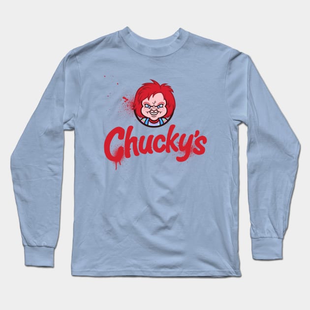 Chucky's (w/Blood) Long Sleeve T-Shirt by Punksthetic